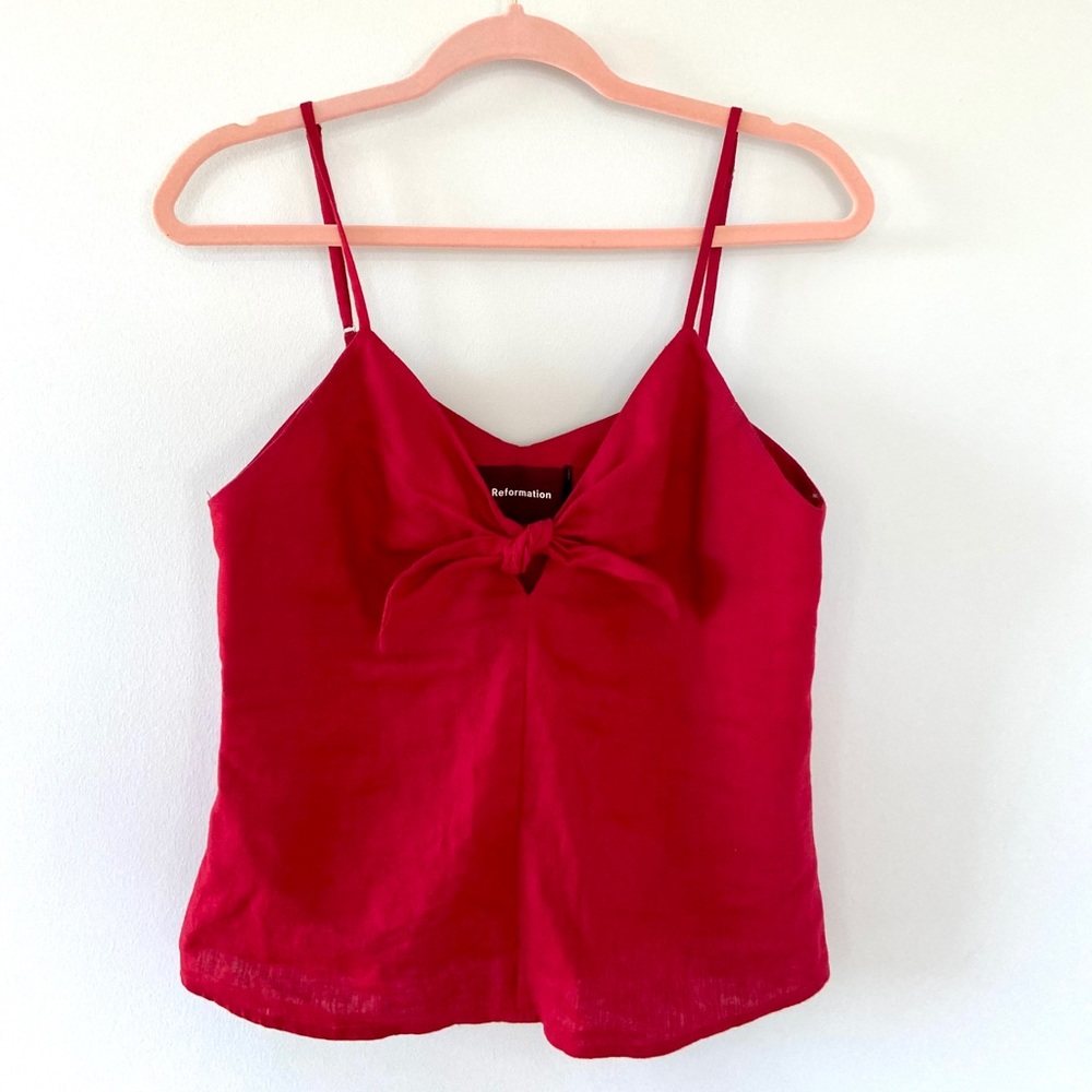 Reformation Linen Tank Top - image 1